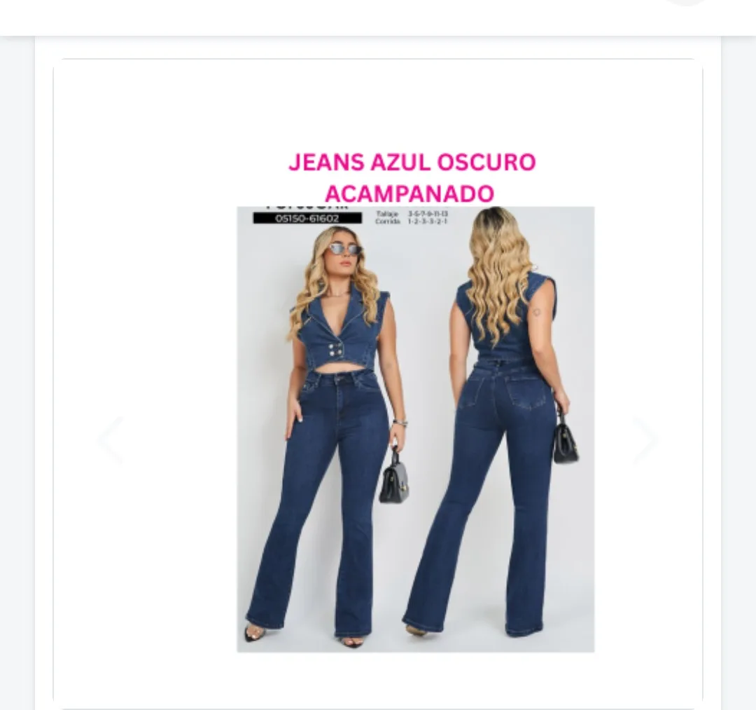 Jeans Acampanado Para Divas - imagen adicional