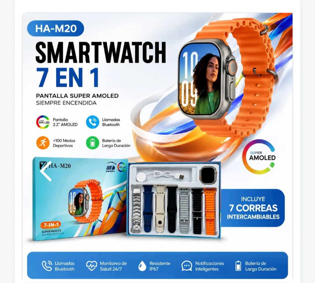 Smart watch 7 Correas Intercambiables