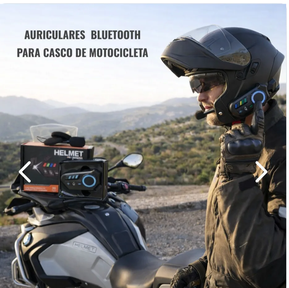 Intercomunicador para casco de moto