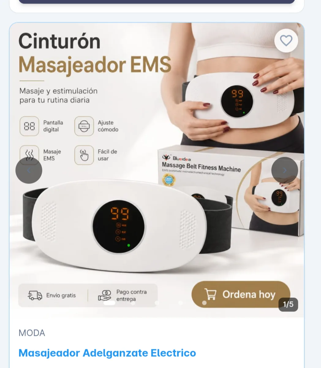 CINTURÓN MASAJEADOR ELÉCTRICO