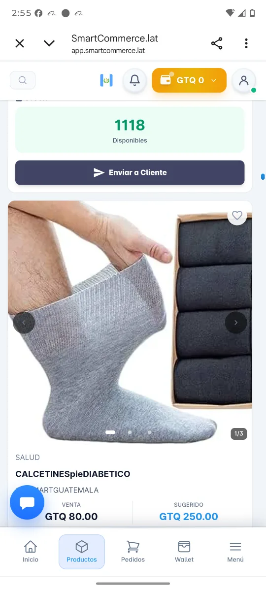PAQUETE DE 5 PARES DE CALCETINES PARA DIABÉTICOS